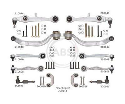 A.b.s. Reparatursatz, Querlenker [Hersteller-Nr. 219900] für Audi, Skoda, VW von A.B.S.