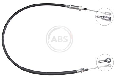 A.b.s. Seilzug, Feststellbremse [Hersteller-Nr. K13969] für Citroën, Fiat, Mazda, Peugeot von A.B.S.