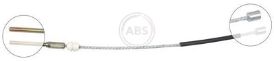 A.b.s. Seilzug, Feststellbremse [Hersteller-Nr. K19635] für Opel, Vauxhall von A.B.S.
