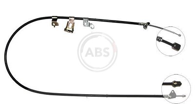 A.b.s. Seilzug, Feststellbremse [Hersteller-Nr. K19477] für Toyota von A.B.S.