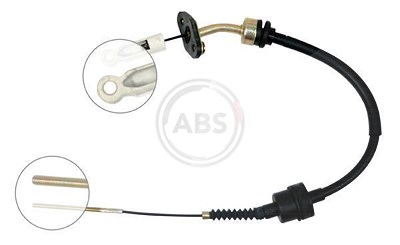 A.b.s. Seilzug, Kupplungsbetätigung [Hersteller-Nr. K26980] für Fiat von A.B.S.