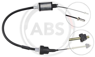 A.b.s. Seilzug, Kupplungsbetätigung [Hersteller-Nr. K25730] für Opel von A.B.S.
