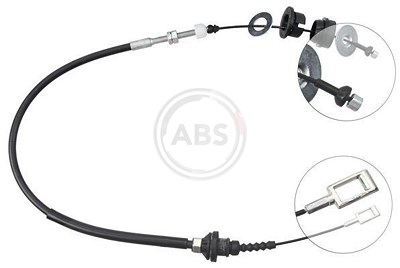 A.b.s. Seilzug, Kupplungsbetätigung [Hersteller-Nr. K26940] für Citroën, Fiat von A.B.S.