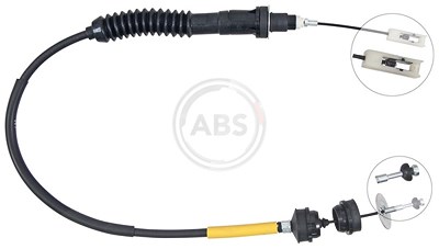 A.b.s. Seilzug, Kupplungsbetätigung [Hersteller-Nr. K27003] für Citroën, Fiat, Lancia, Peugeot von A.B.S.