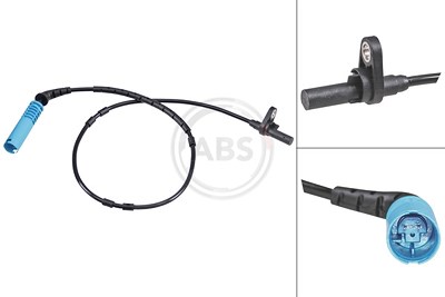 A.b.s. Sensor, Raddrehzahl [Hersteller-Nr. 30363] für BMW von A.B.S.