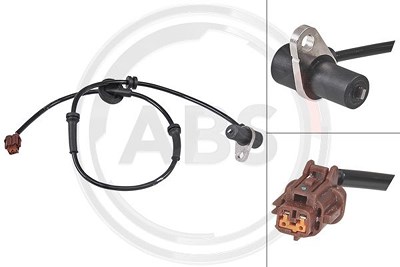 A.b.s. Sensor, Raddrehzahl [Hersteller-Nr. 30187] für Nissan von A.B.S.