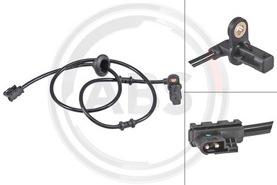 A.b.s. Sensor, Raddrehzahl [Hersteller-Nr. 30200] für Mercedes-Benz von A.B.S.