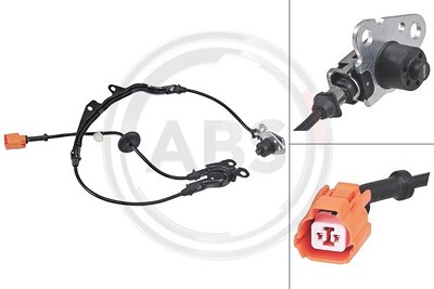 A.b.s. Sensor, Raddrehzahl [Hersteller-Nr. 30852] für Honda von A.B.S.