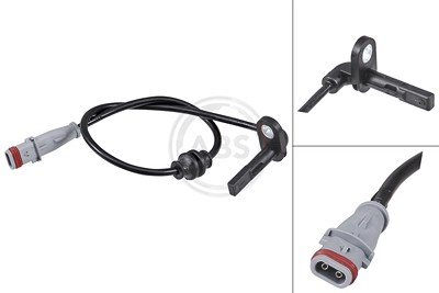 A.b.s. Sensor, Raddrehzahl [Hersteller-Nr. 31843] für Opel, Saab, Vauxhall von A.B.S.