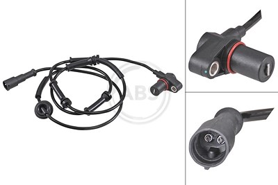 A.b.s. Sensor, Raddrehzahl [Hersteller-Nr. 31876] für Daewoo, Ssangyong von A.B.S.