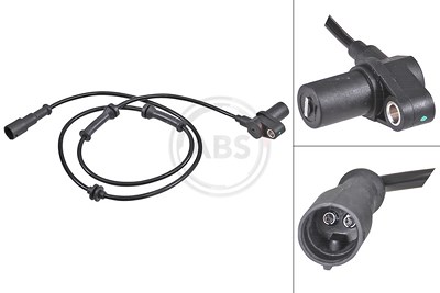 A.b.s. Sensor, Raddrehzahl [Hersteller-Nr. 31958] für Daewoo, Ssangyong von A.B.S.