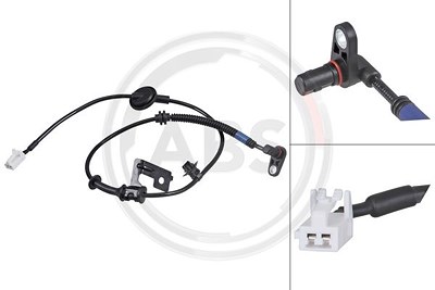 A.b.s. Sensor, Raddrehzahl [Hersteller-Nr. 32081] für Hyundai von A.B.S.