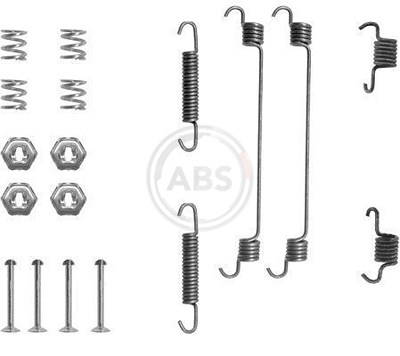 A.b.s. Zubehörsatz, Bremsbacken [Hersteller-Nr. 0657Q] für Alfa Romeo, Citroën, Fiat, Lancia, Renault von A.B.S.