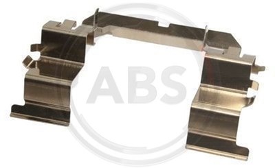 A.b.s. Zubehörsatz Bremsbeläge Scheibenbremse vorne [Hersteller-Nr. 1738Q] für Nissan von A.B.S.
