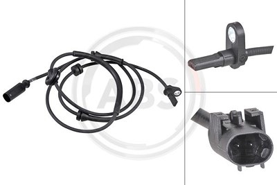 A.b.s. Sensor, Raddrehzahl [Hersteller-Nr. 30647] für Alfa Romeo von A.B.S.
