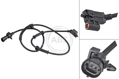 A.b.s. Sensor, Raddrehzahl [Hersteller-Nr. 31507] für Jeep von A.B.S.