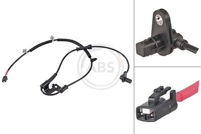 A.b.s. Sensor, Raddrehzahl [Hersteller-Nr. 31550] für Kia von A.B.S.