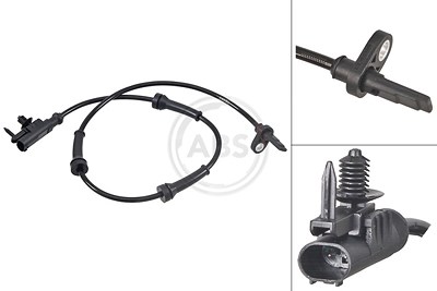 A.b.s. Sensor, Raddrehzahl [Hersteller-Nr. 31625] für Land Rover von A.B.S.