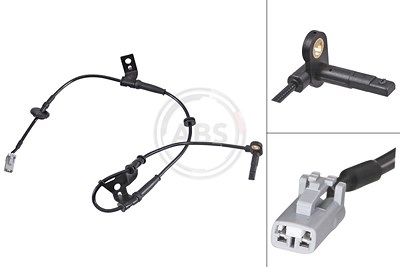 A.b.s. Sensor, Raddrehzahl [Hersteller-Nr. 31724] für Mitsubishi von A.B.S.