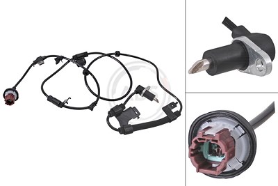 A.b.s. Sensor, Raddrehzahl [Hersteller-Nr. 31845] für Nissan von A.B.S.