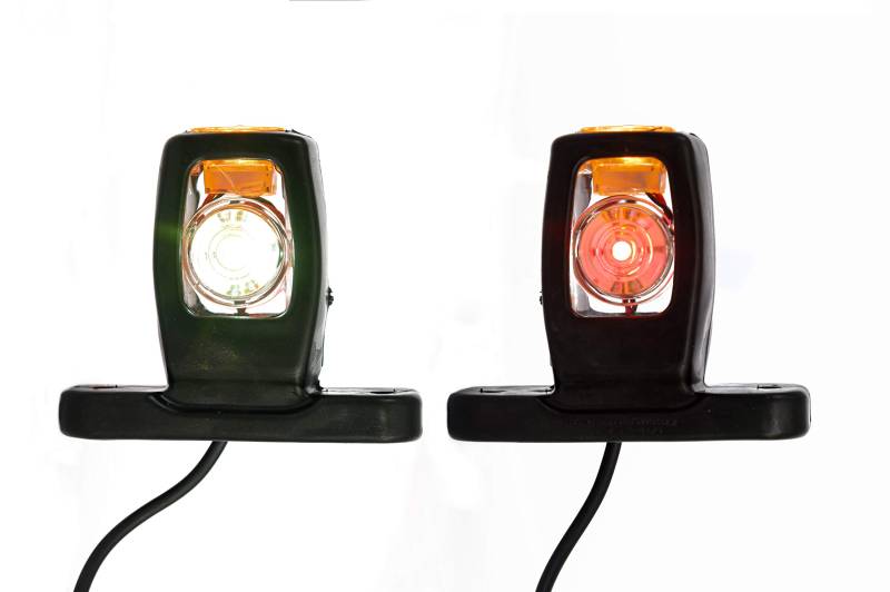 2X 12V HINTEN LED MARKER BEGRENZUNGSLEUCHTE FAHRGESTELL LKW ANHÄNGER von A1