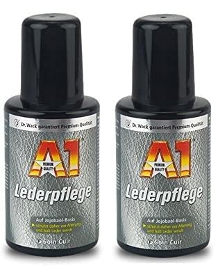 A1 PRAKTISCHES Set 2 x 250ml Dr WACK Premium LEDERPFLEGE Lederschutz auf Jojobaöl-Basis A1 PRAKTISCHES Set 2 x 250ml Dr WACK Premium LEDERPFLEGE Lederschutz auf Jojobaöl-Basis von A1