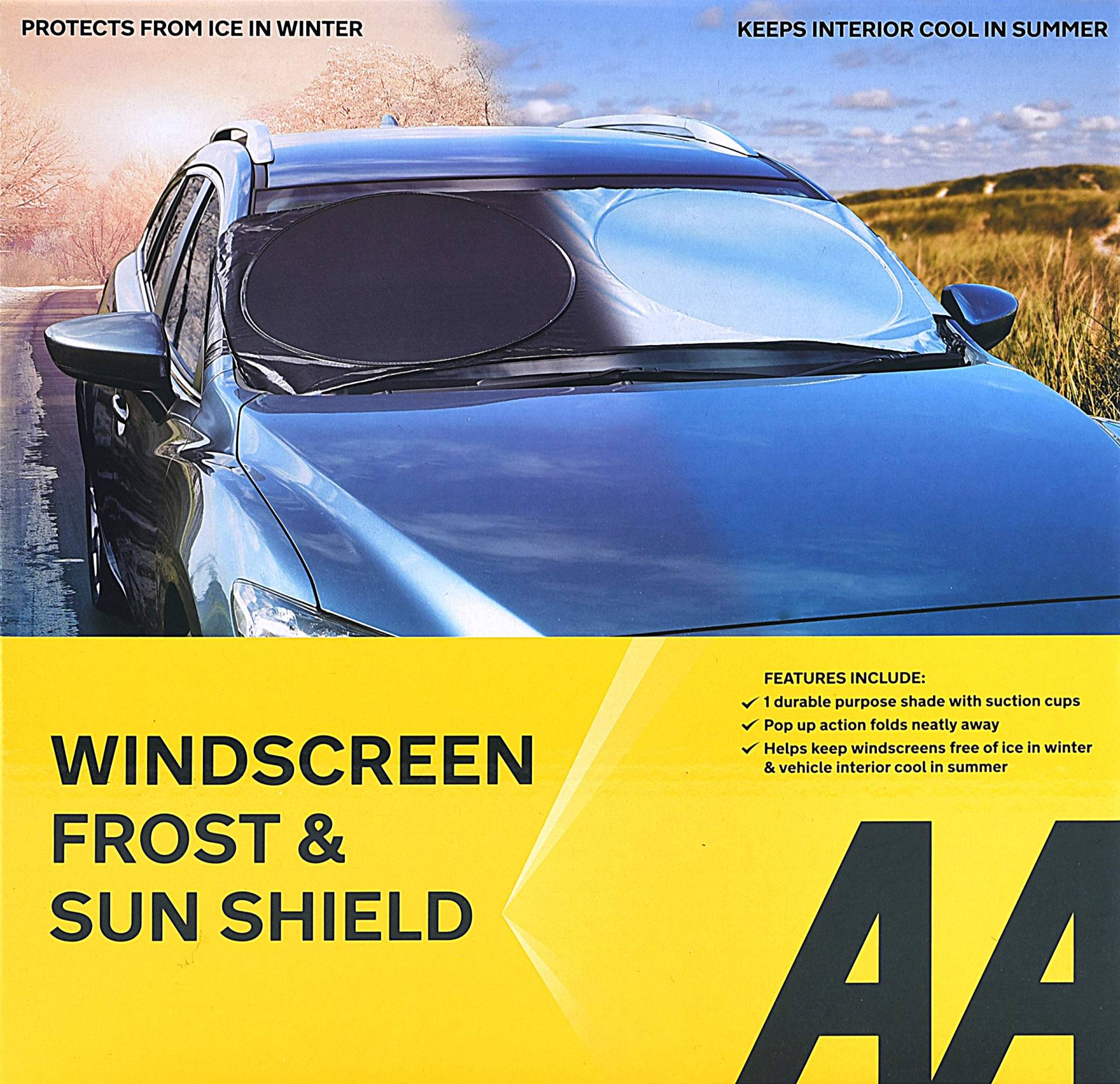 Best Price Square New AA WINDSCREEN Frost/Sun Shield 5060114614604 by AA (Automobile Association) von AA