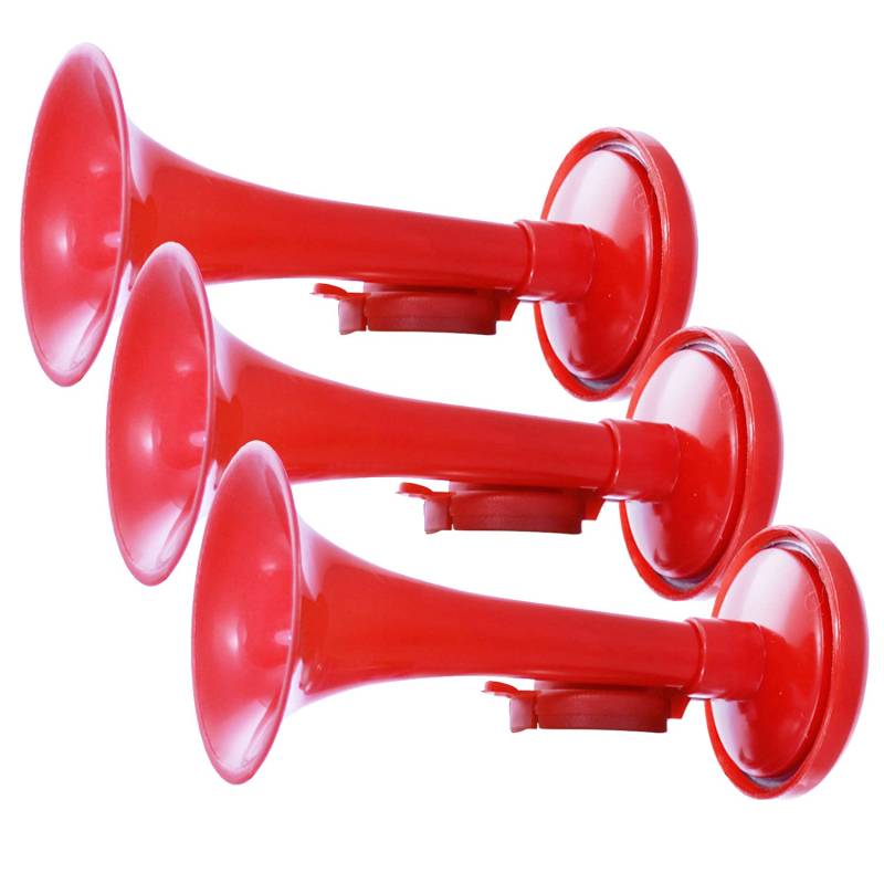 AAB Aerosol Horn - Wertpaket 3 Stück - Sehr Laut Tröte, Air Horn, Lufthorn, Gashupe, Druckluftfanfare, Fussball Tröten, Drucklufthorn, Vuvuzela von AABCOOLING