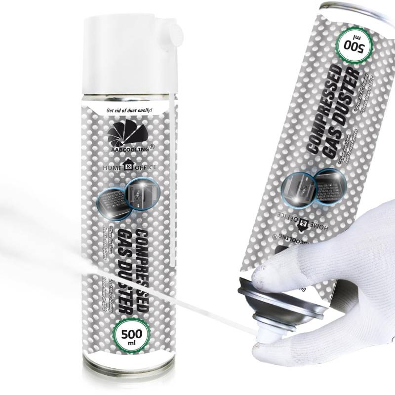 AABCOOLING Home&Office Kältespray Reiniger 1x 500 ml Kaltreiniger, Eisspray, bis -50°C, Motorpflege, Druckluftspray, Icespray für Schnelles Einfrieren von AABCOOLING