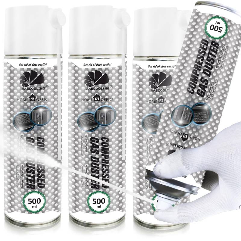 AABCOOLING Home&Office Kältespray Reiniger 3x 500 ml Eisspray, Kühlspray, Reinigung, Servicespray, bis -50°C, Kaltreiniger, Motorpflege von AABCOOLING