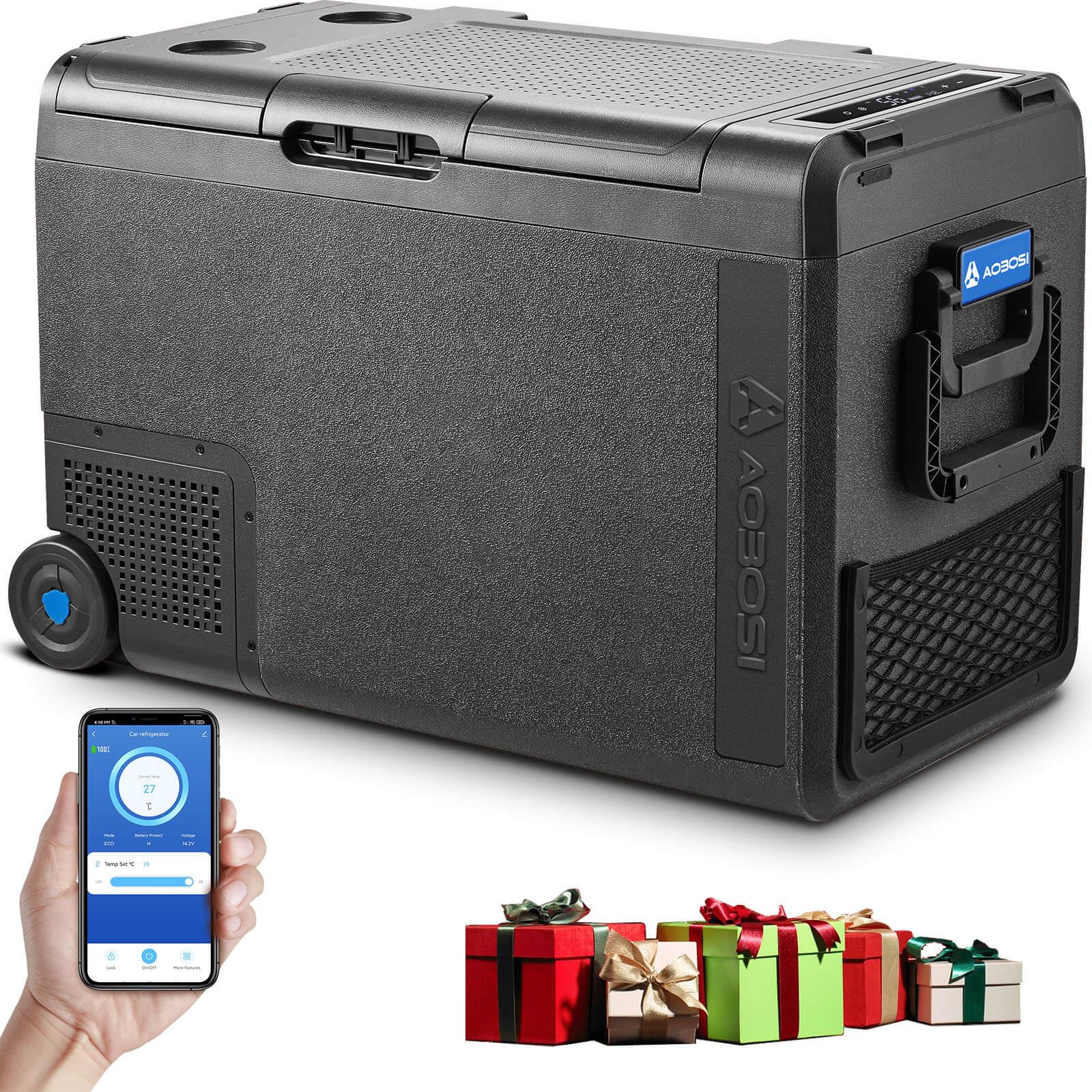 AAOBOSI Kompressor Kühlbox 48L, 12/24V und 100-240V Kühlbox Elektrisch -20°C bis 20°C, Kühlbox Auto Mit USB-Anschluss, Robuste Kühlbox Kompressor für Auto, LKW, Boot, Reisemobil, Camping AAOBOSI Kompressor Kühlbox 48L, 12/24V und 100-240V Kühlbox Elektrisch -20°C bis 20°C, Kühlbox Auto Mit USB-Anschluss, Robuste Kühlbox Kompressor für Auto, LKW, Boot, Reisemobil, Camping von AAOBOSI