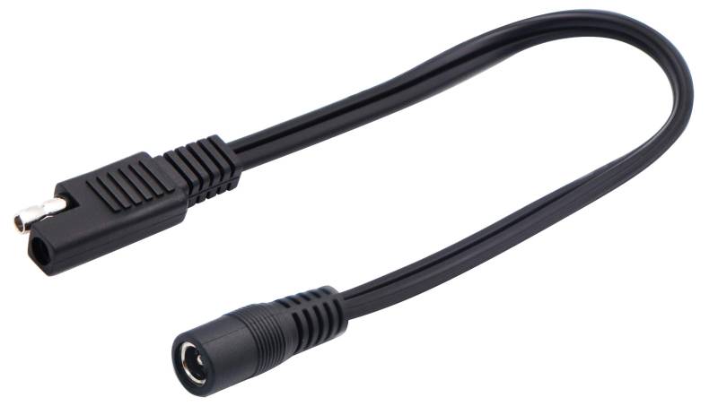 AAOTOKK DC zu SAE Anschlusskabel SAE Stecker zu DC 5,5 mm x 2,1 mm Weiblich Adapterkabel für RV Solarpanel Solarbatterie Panels Verbindungskabel (30 cm/12 Zoll) von AAOTOKK