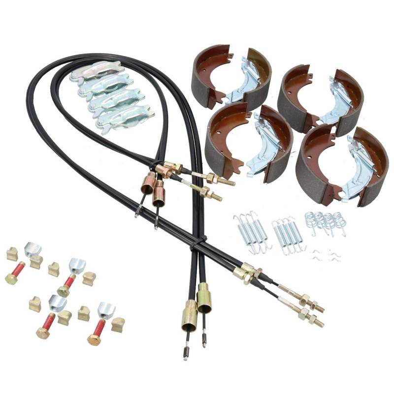 AB Tools Bremsbacke & Kabel vollstandige Kit Ifor Williams Waren Anhanger GD 84 2700kg von AB Tools_URB