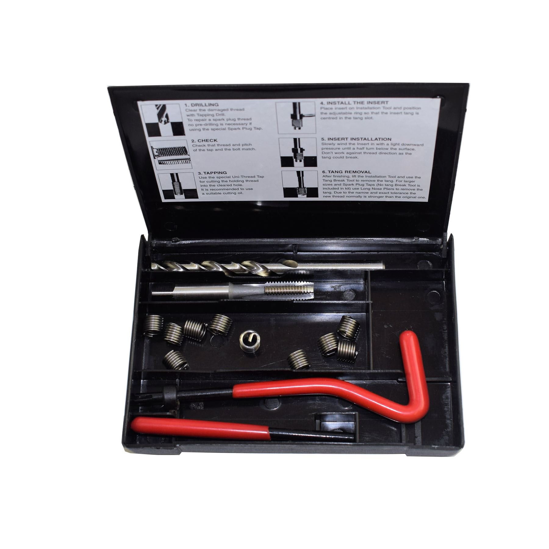 AB Tools-Unithread 5/16" x 18 Imperial UNC Touchez Kit Reparatur HELICOIL filets beschädigt 14pc Kit AB Tools-Unithread 5/16" x 18 Imperial UNC Touchez Kit Reparatur HELICOIL filets beschädigt 14pc Kit von AB Tools-Unithread