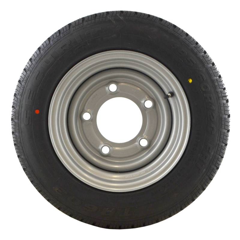 195/60 R12C ZIEHT & Jante 5 Stud 108/106N 6-1/2" des PCD TRSP38 von AB Tools