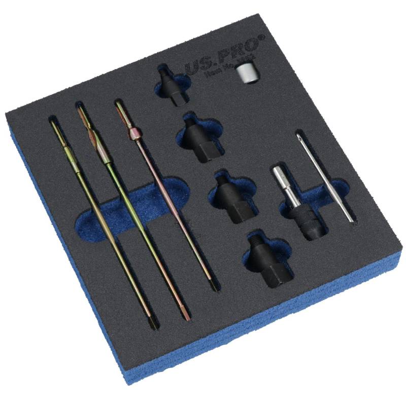 AB Tools Glühkerzenreibahle Reiniger Set M8 M10 und M12 zur Reinigung von Wellen und Sitzen von AB Tools