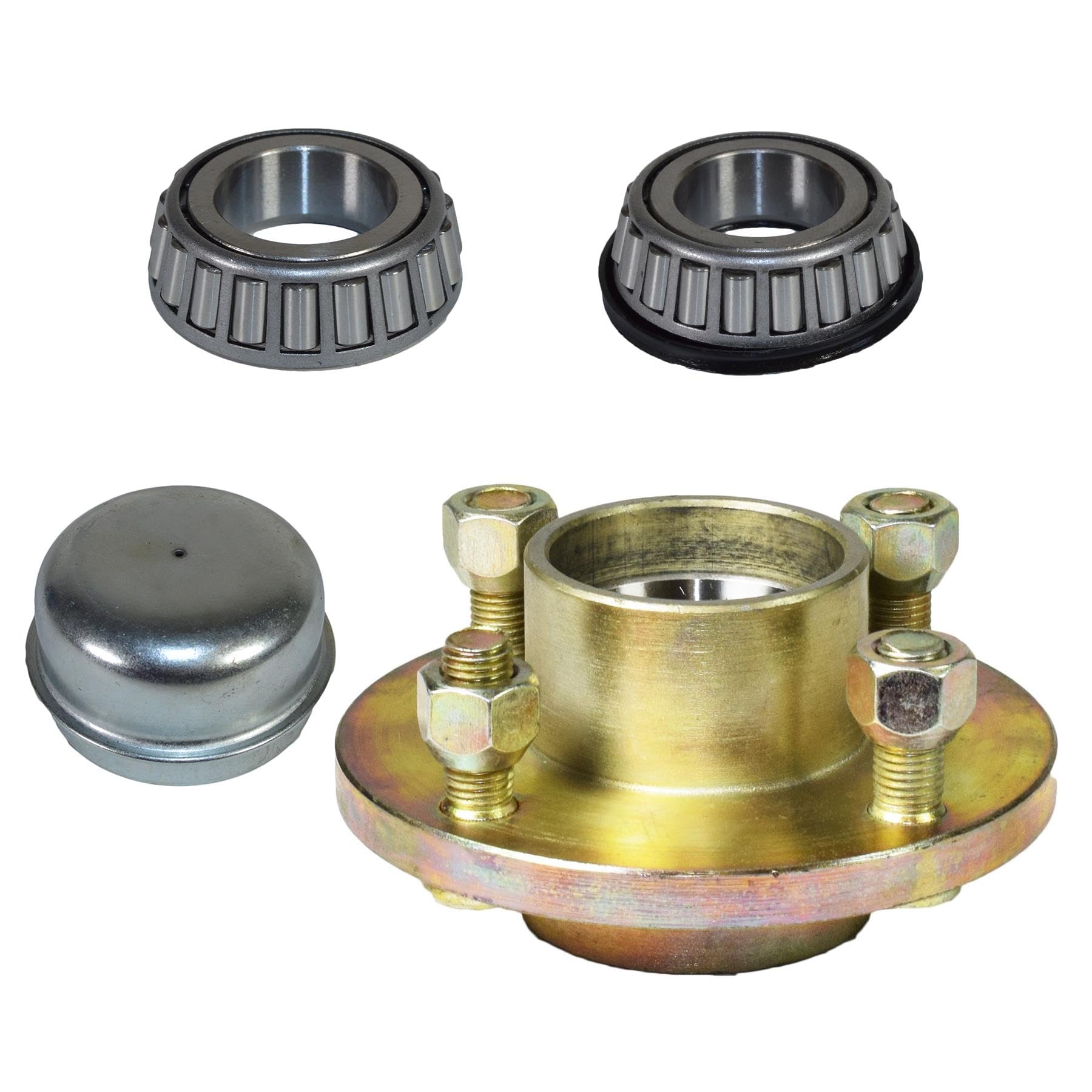 AB Tools Moyeu von Rad aus Gusseisen Anhänger 100mm PCD 1 Turnus konischen 4" mit den Muttern und goujons AB Tools Moyeu von Rad aus Gusseisen Anhänger 100mm PCD 1 Turnus konischen 4" mit den Muttern und goujons von AB Tools