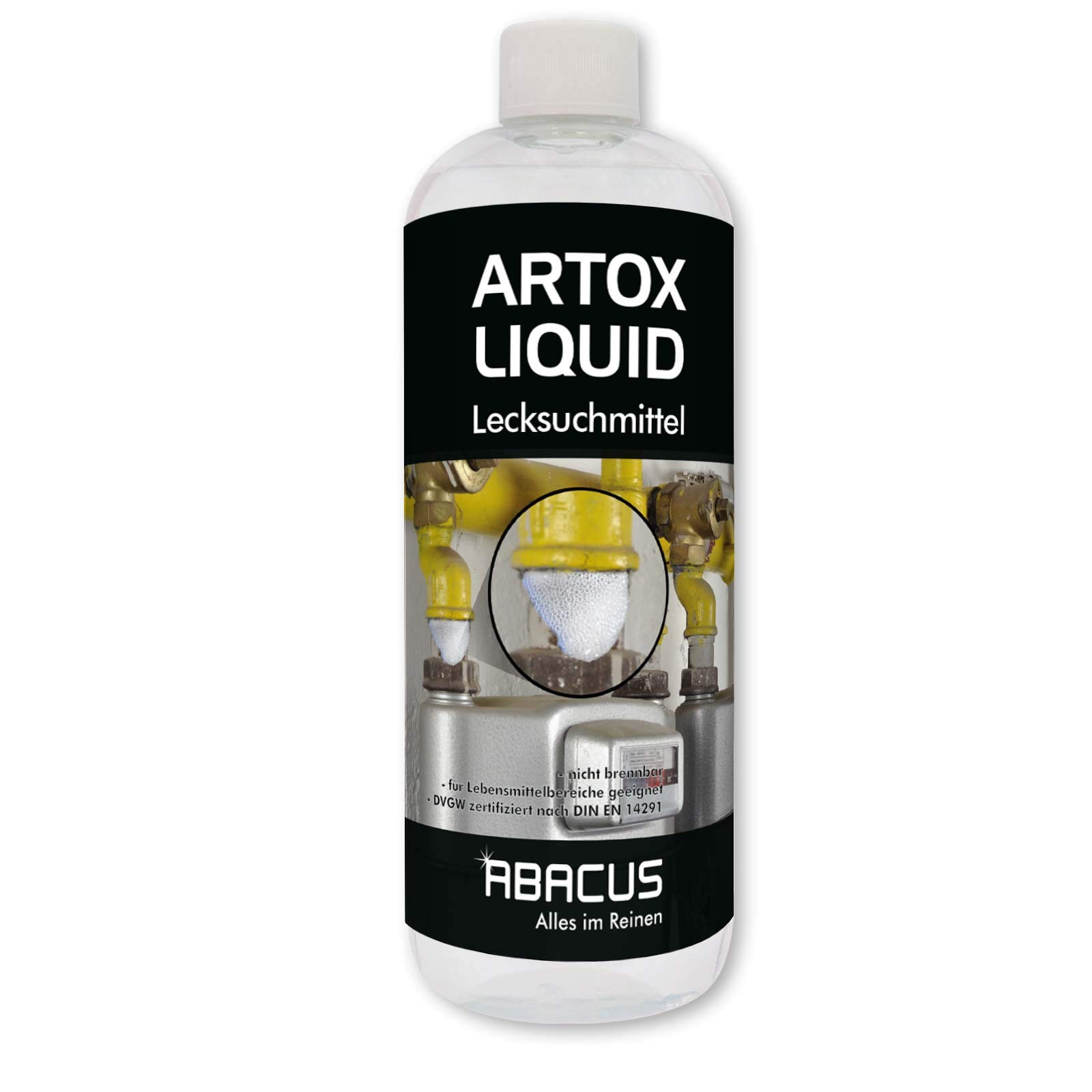 ABACUS® 1 L ARTOX- Lecksuchmittel DVGW geprüft (2090) von ABACUS