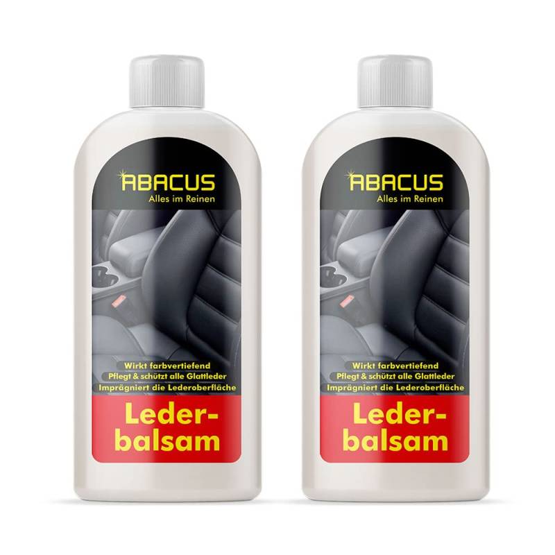 ABACUS® Lederpflege 2X 500 ml (7746.2) - Lederbalsam Lederpflegemittel Fedora Balsam von ABACUS