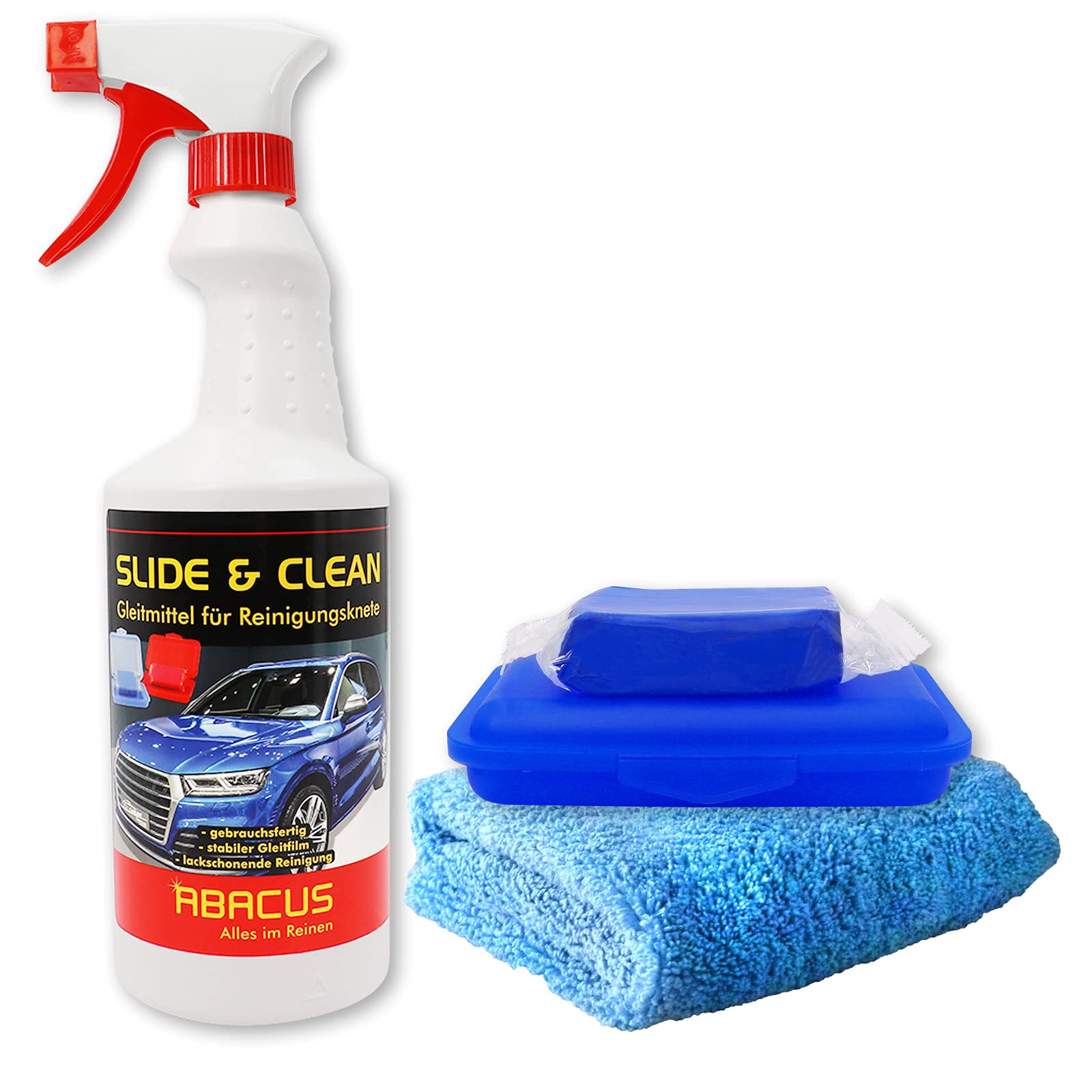 ABACUS® Reinigungsknete und Gleitmittel für das Auto (7309) von ABACUS