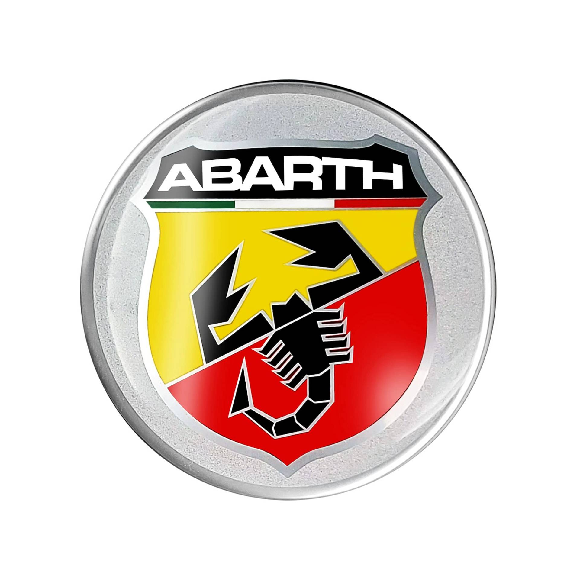 Abarth 21544 Aufkleber 3D Shield, Durchmesser 44 mm von Abarth