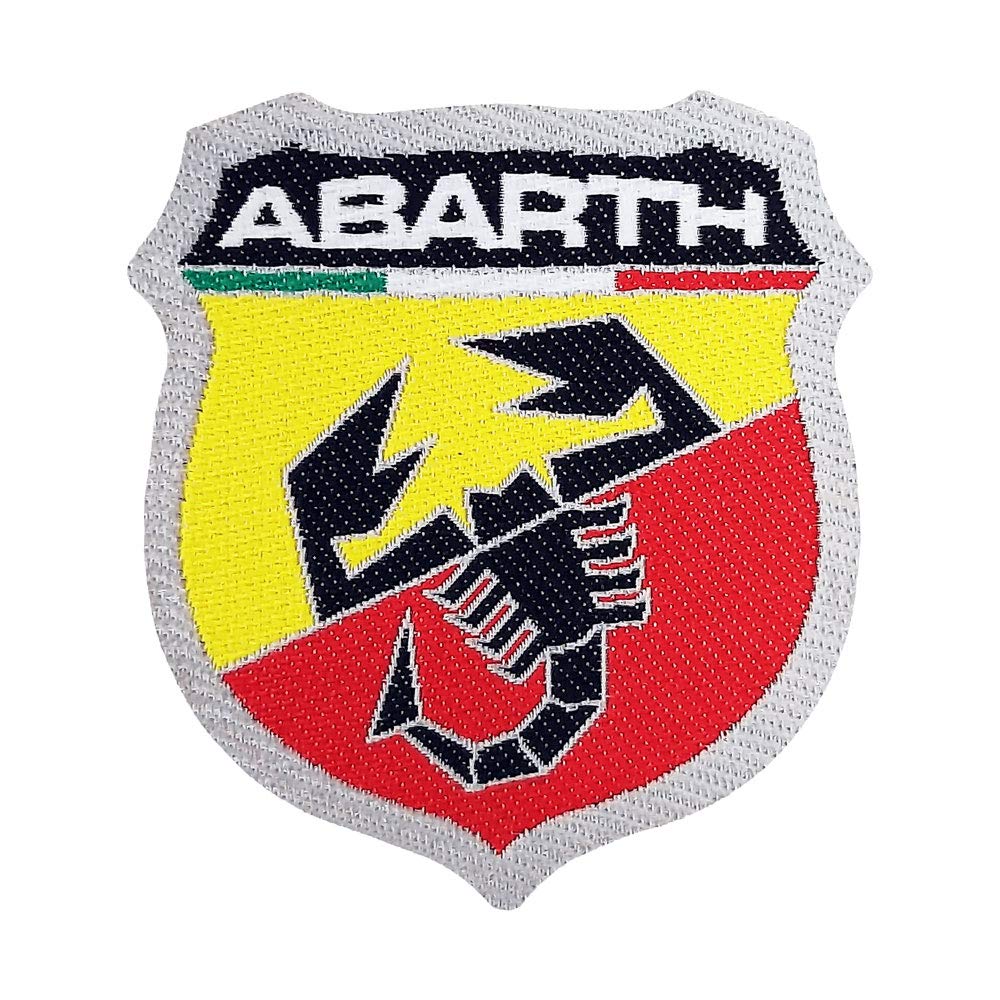 Abarth Schild-Patch-Aufkleber, 74 x 80 mm von Abarth