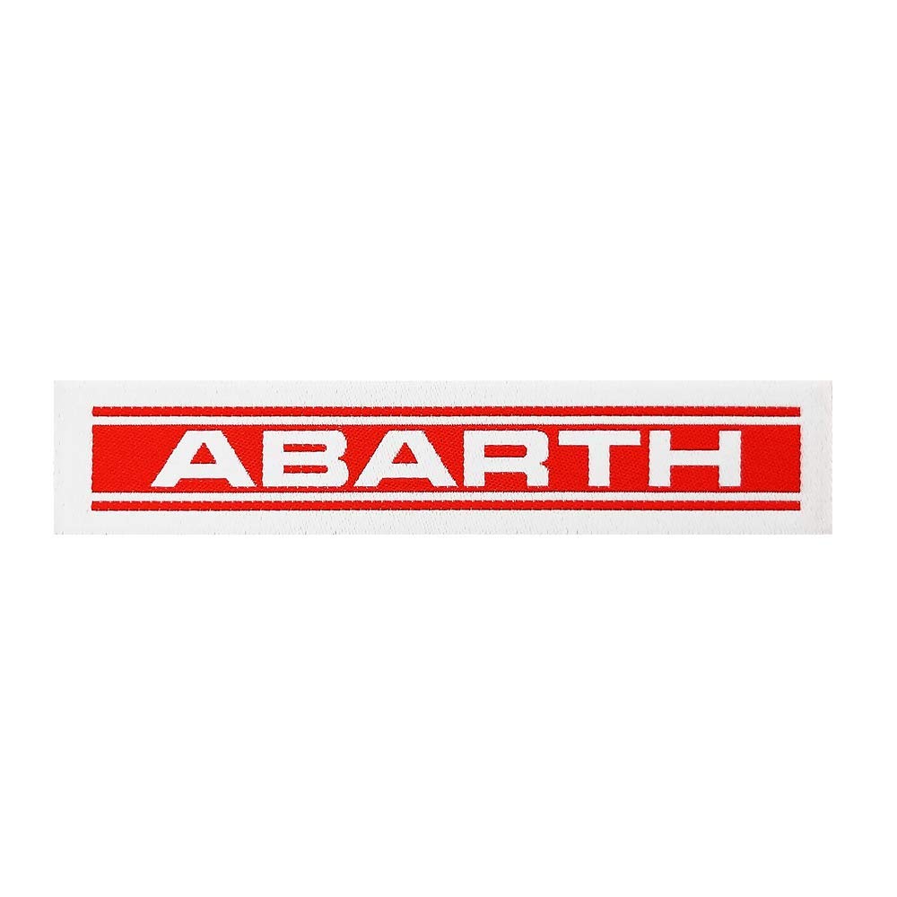 Abarth Aufkleber Patch Logo Geschrieben, 115 x 26 von Abarth