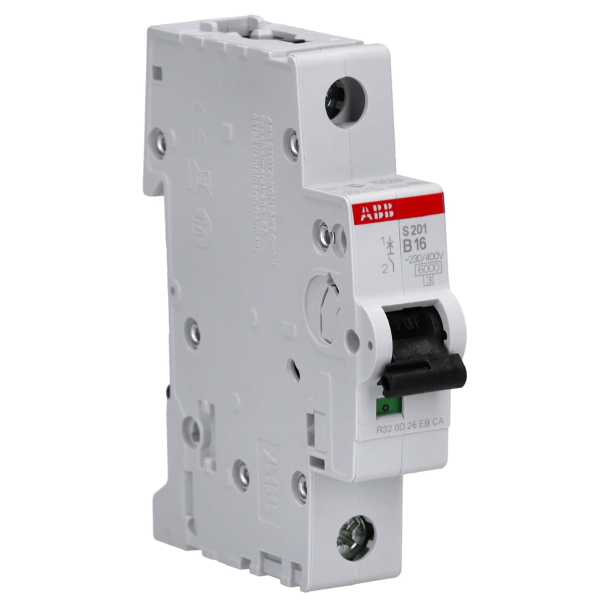 ABB S 201-B 16 Sicherungsautomat - S200-1P - 16 A - B 2CDS251001R1165 von ABB