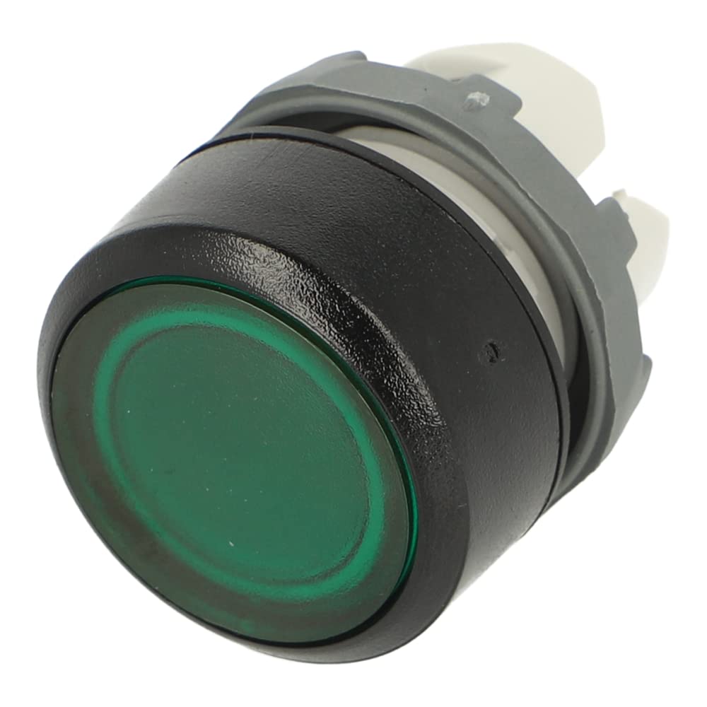 MP1-11G | 1SFA611100R1102 | MP1-11G | ABB MODULAR PUSHBUTTON, MOMENTARY, FLUSH, GREEN, ILLUMINATED, BLACK PLASTIC, NO CONTACT BLOCK MP1-11G | 1SFA611100R1102 | MP1-11G | ABB MODULAR PUSHBUTTON, MOMENTARY, FLUSH, GREEN, ILLUMINATED, BLACK PLASTIC, NO CONTACT BLOCK von ABB