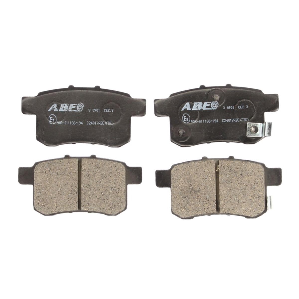 ABE Bremsbeläge Bremsklötze HINTEN, HINTEN C24017ABE von ABE