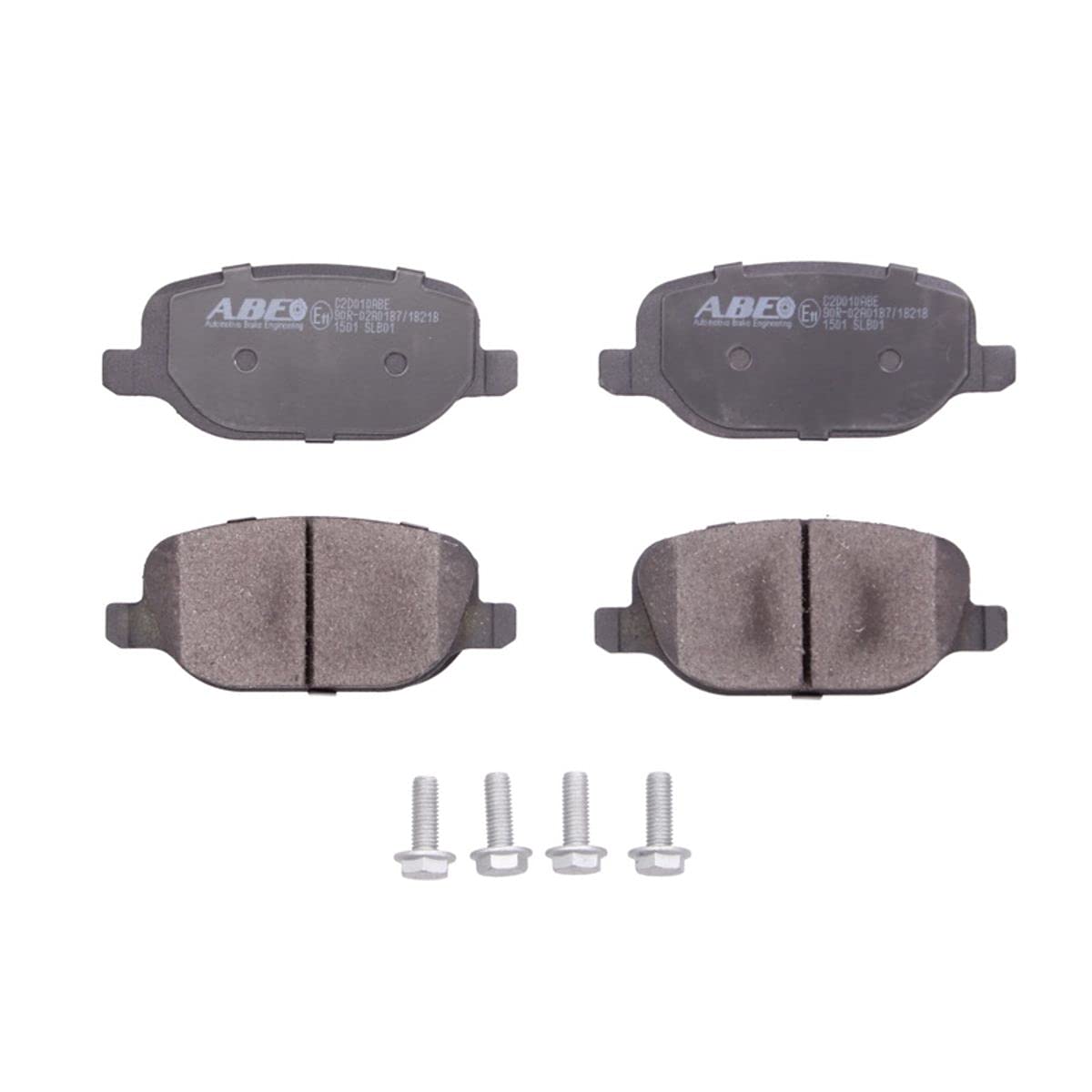 ABE Bremsbeläge Satz Bremsklötze Bremssteine Set Hinten | Low-Metallic C2D010ABE ABE Bremsbeläge Satz Bremsklötze Bremssteine Set Hinten | Low-Metallic C2D010ABE von ABE