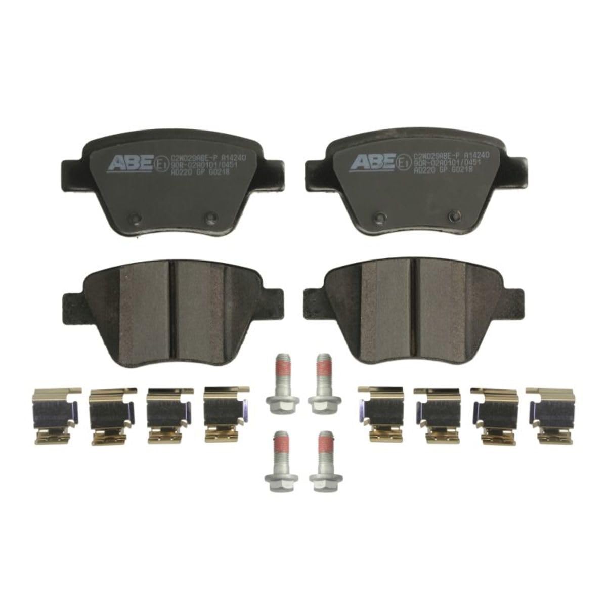 ABE Bremsbeläge Satz Bremsklötze Bremssteine Set Hinten C2W029ABE-P ABE Bremsbeläge Satz Bremsklötze Bremssteine Set Hinten C2W029ABE-P von ABE