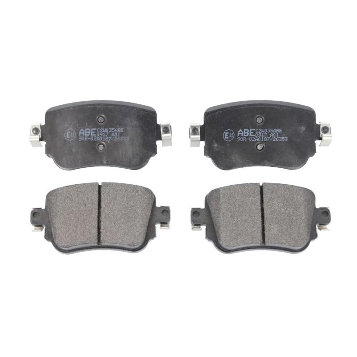 ABE Bremsbeläge Satz Bremsklötze Bremssteine Set Hinten C2W035ABE ABE Bremsbeläge Satz Bremsklötze Bremssteine Set Hinten C2W035ABE von ABE
