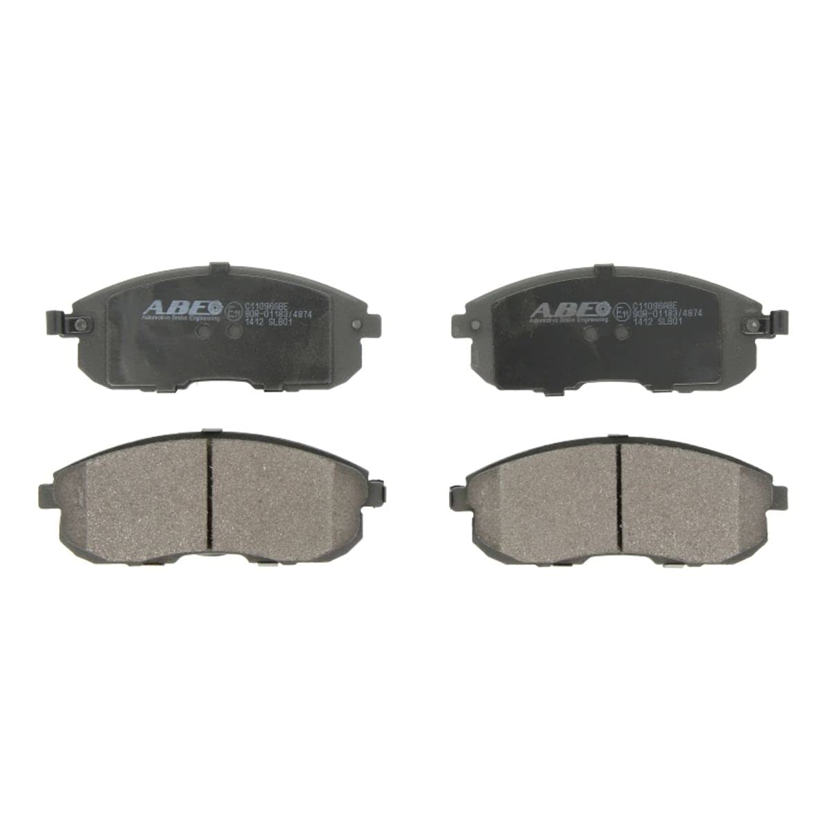 ABE Bremsbeläge Satz Bremsklötze Bremssteine Set Vorne C11096ABE ABE Bremsbeläge Satz Bremsklötze Bremssteine Set Vorne C11096ABE von ABE